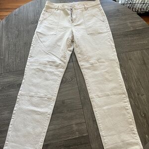 LOFT Brand Cream Color Jeans